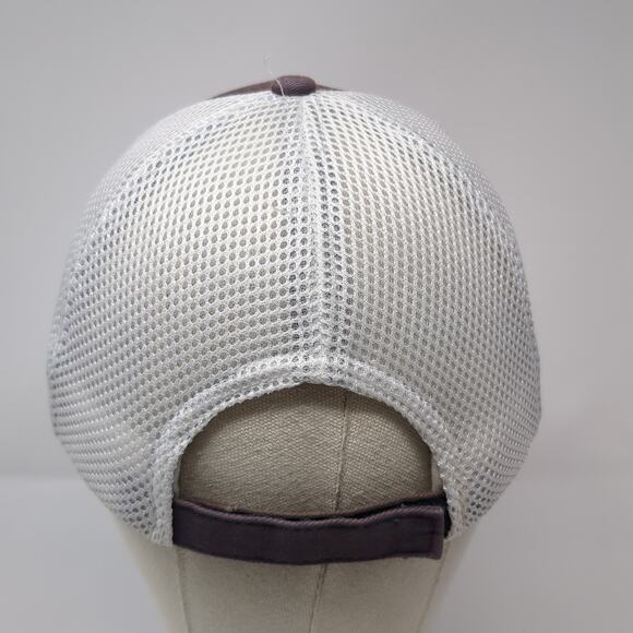 TruWood Siding Trim Strapback Trucker Hat Blue One Size Mesh Back - Picture 6 of 10